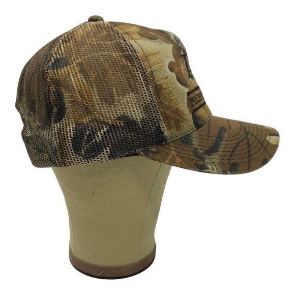 Peoples Bank Embroidered Camo Mesh Snapback Cap Trucker Hunter Baseball Hat - Picture 11 of 13
